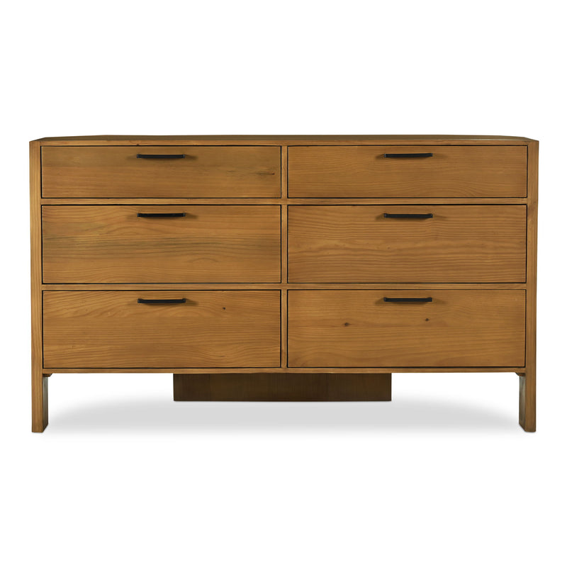 Lachlan - 6 Drawer Dresser - Brown