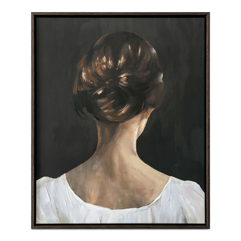 Intrepid - Framed Painting - Black
