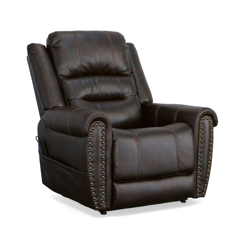Oscar - Power Lift Recliner With Right-Hand Control & Power Headrest - Molasses