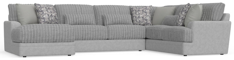 Titan - Sectional With Comfort Coil Seating And Accent Pillows Included