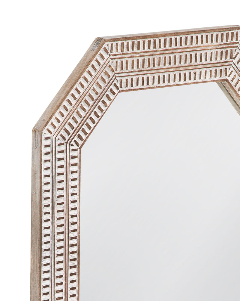 Michael - Wall Mirror - White Wash