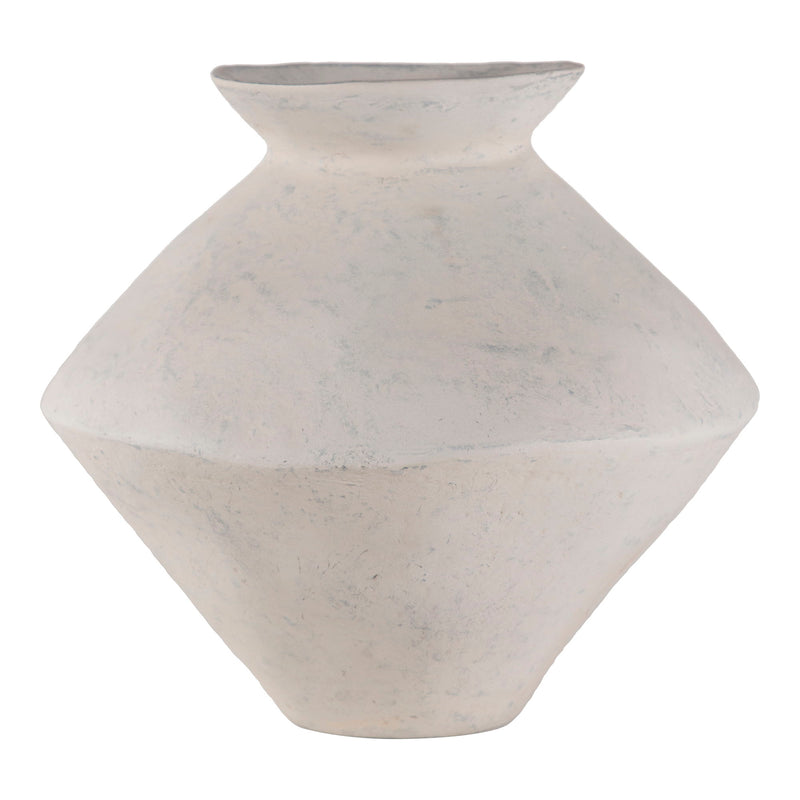 Raja - Medium Decorative Vessel - White