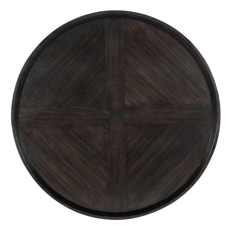 Commerce And Market - Round Cocktail Table - Black