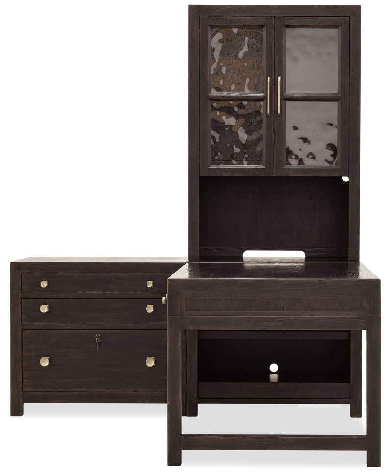 Driftwood - Open Shelf Cabinet