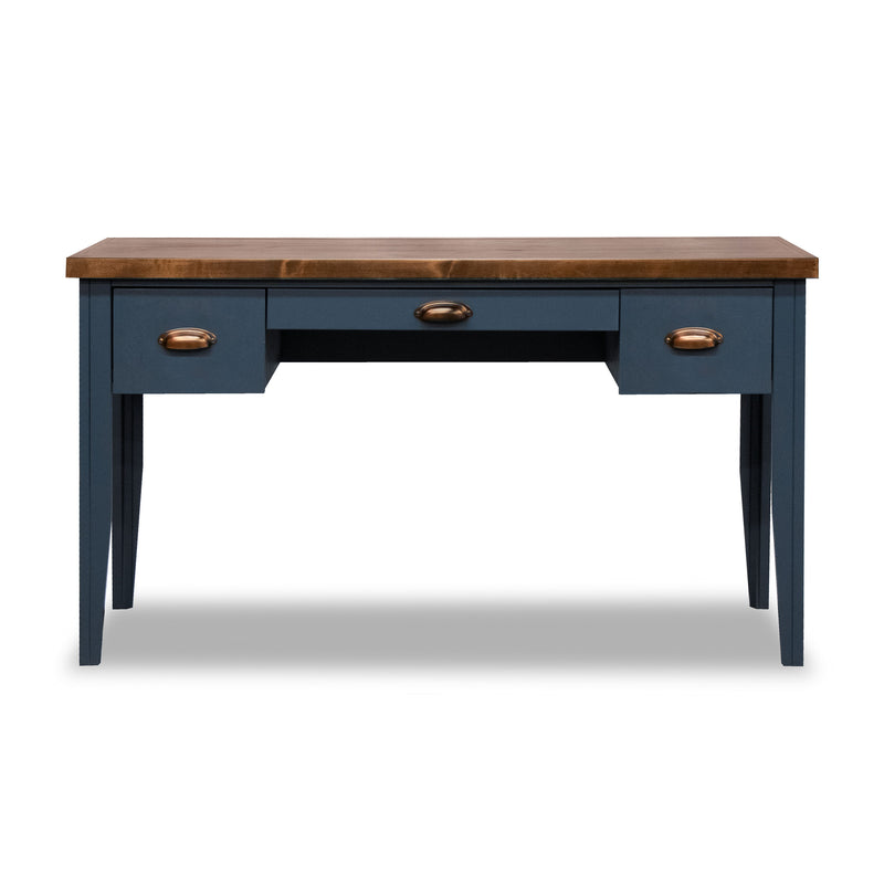 Nantucket - Writing Desk - Blue Denim / Whiskey