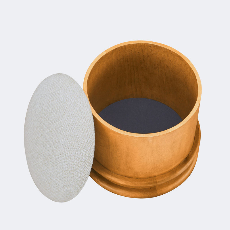 Piccolo - Storage Stool - Flecked Oatmeal