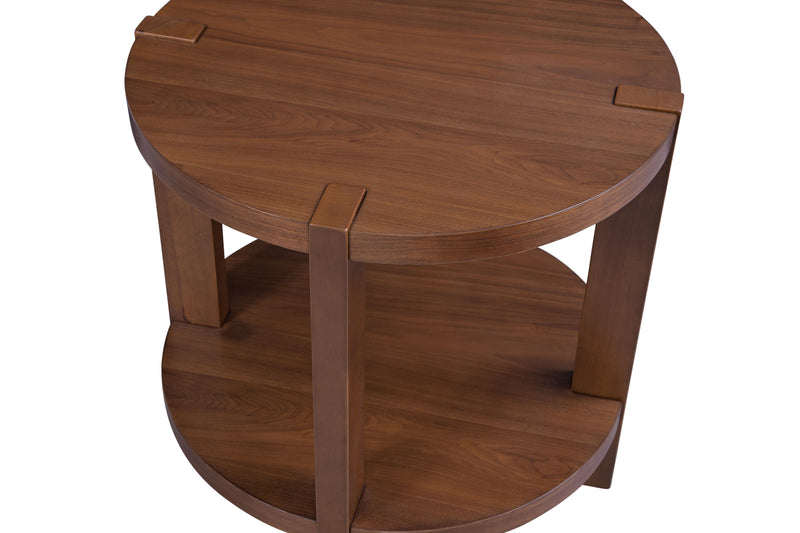 Winston - End Table - Warm Walnut