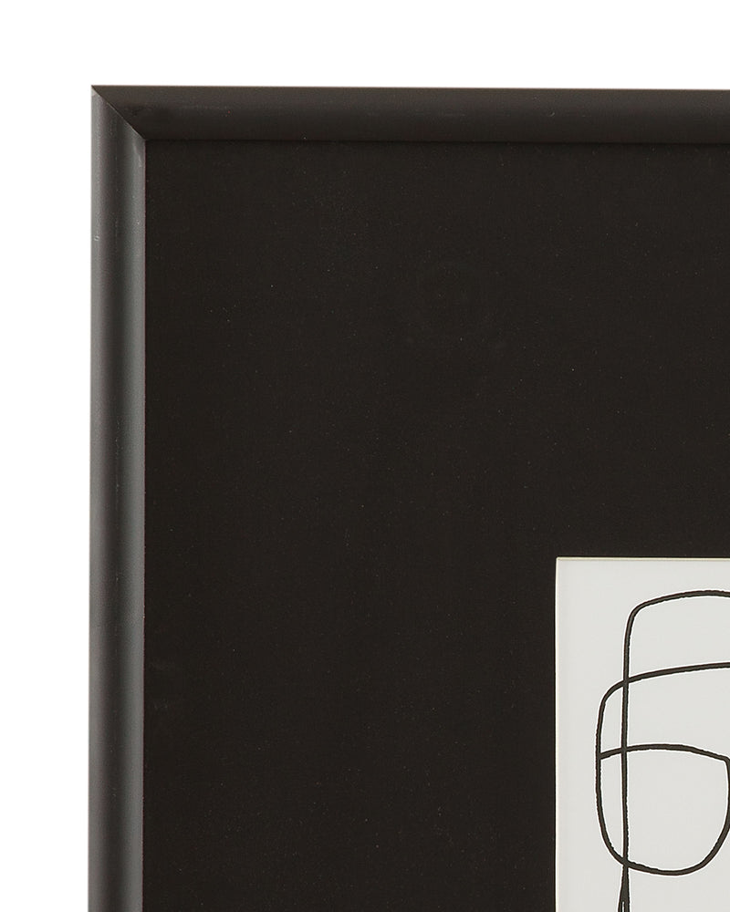 Form Study XII Framed Print - Black