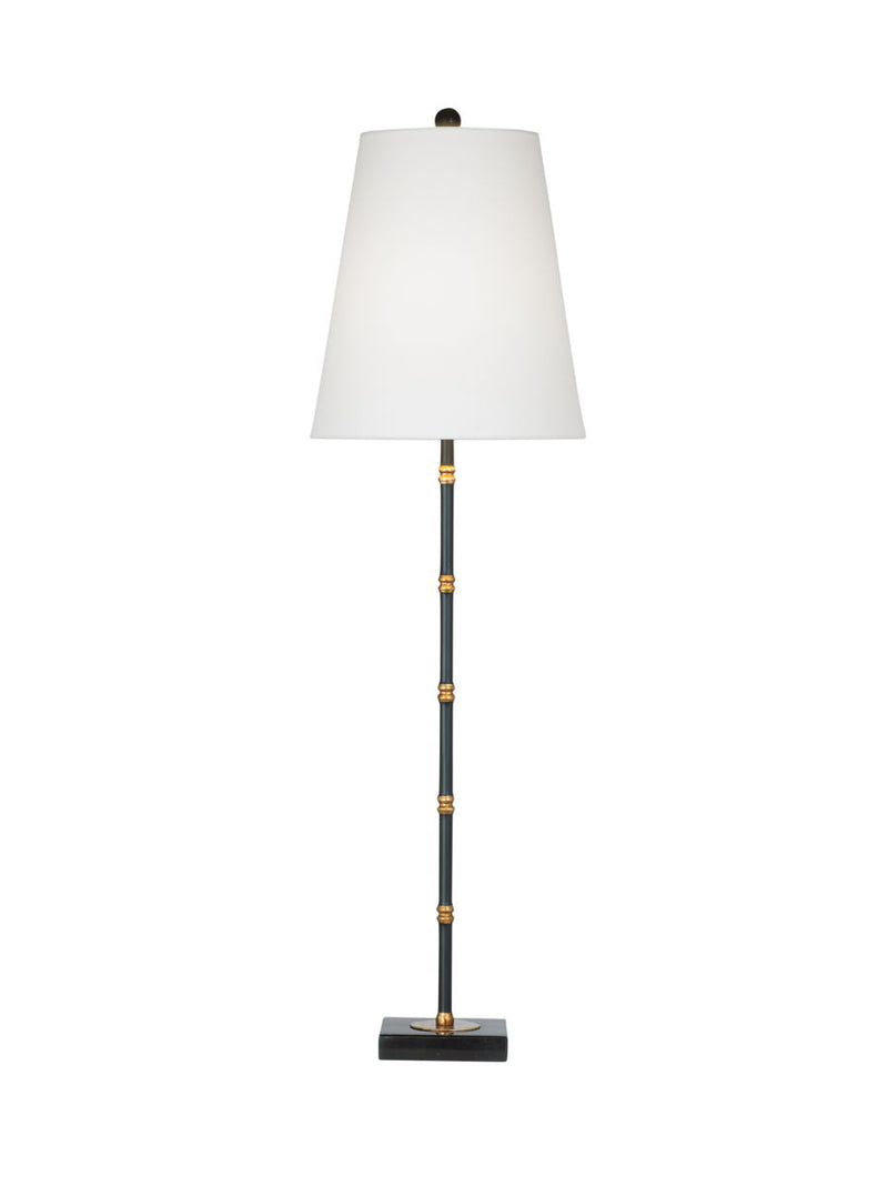 Alamance - Table Lamp - Black / White