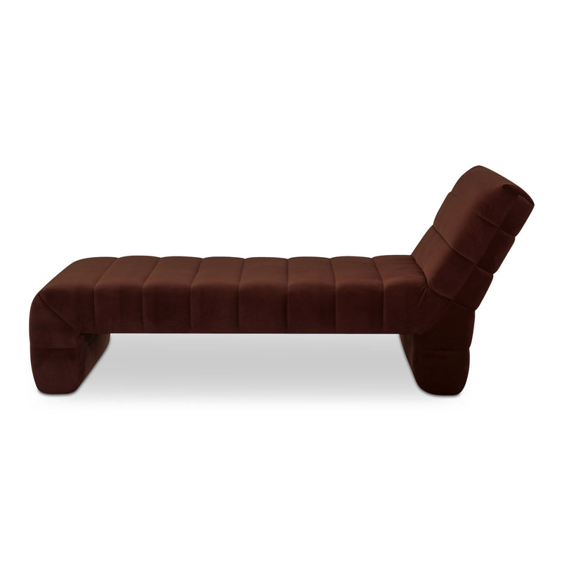 Verity - Chaise - Dark Brown