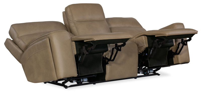 MS - Riverton Power Sofa With Power Headrest And Lumbar