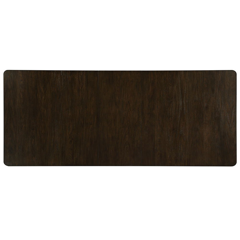 Carena - Dining Table With Leaf - White & Brown