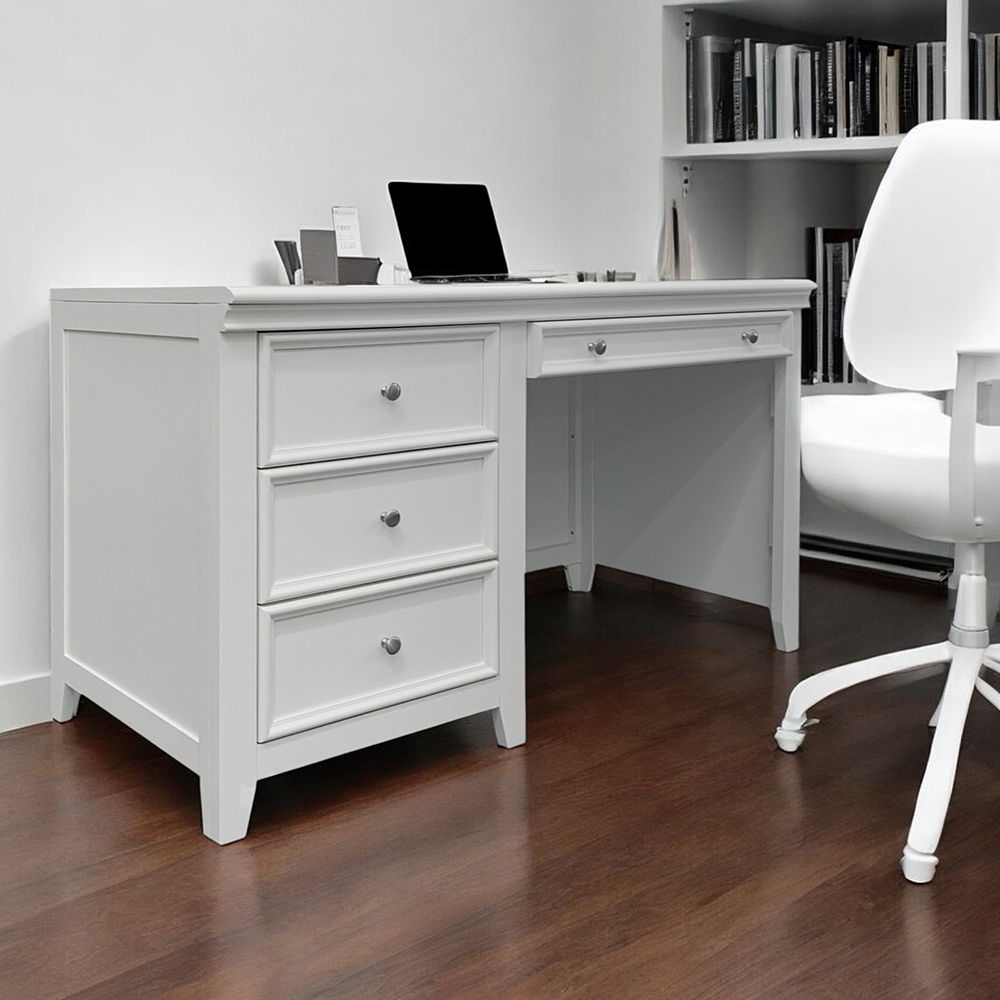 Lacey - Writing Desk - White — Mid Tenn Furniture