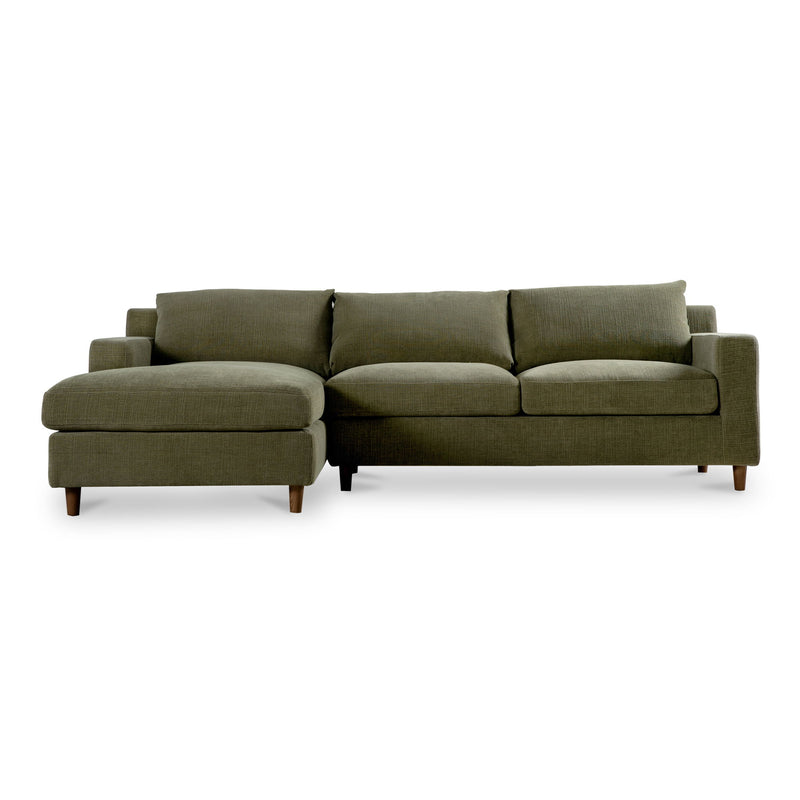 Hutton - Left Sectional - Olive