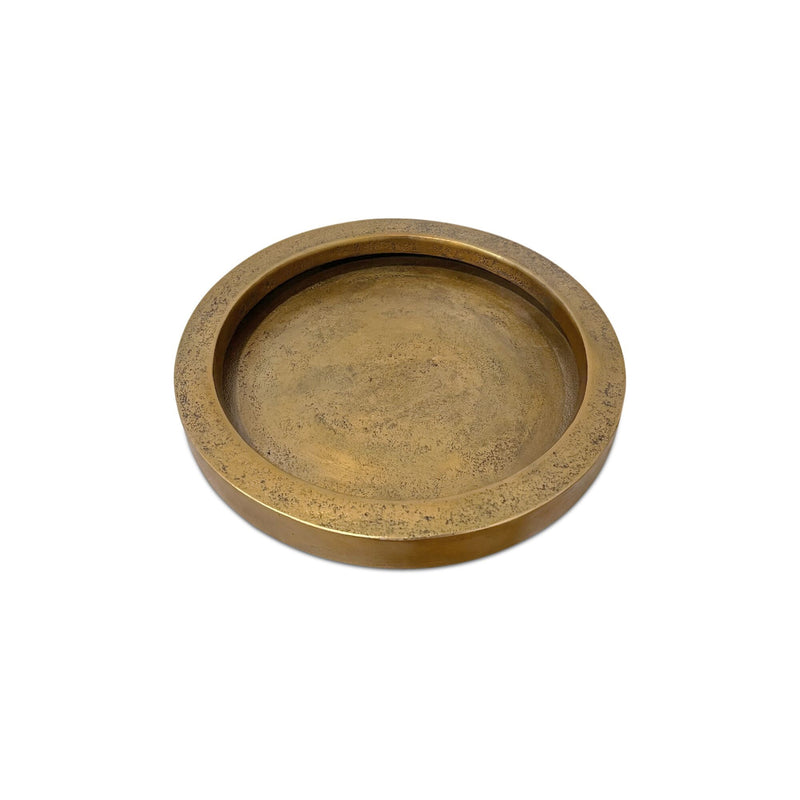 Abel - Cast Aluminum Catchall - Aged Brass