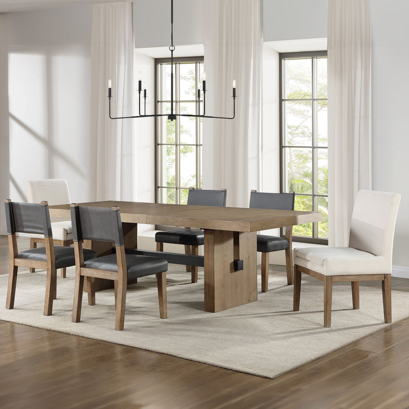 Aubrey - 7 Piece Dining Set With Upholstery Chair