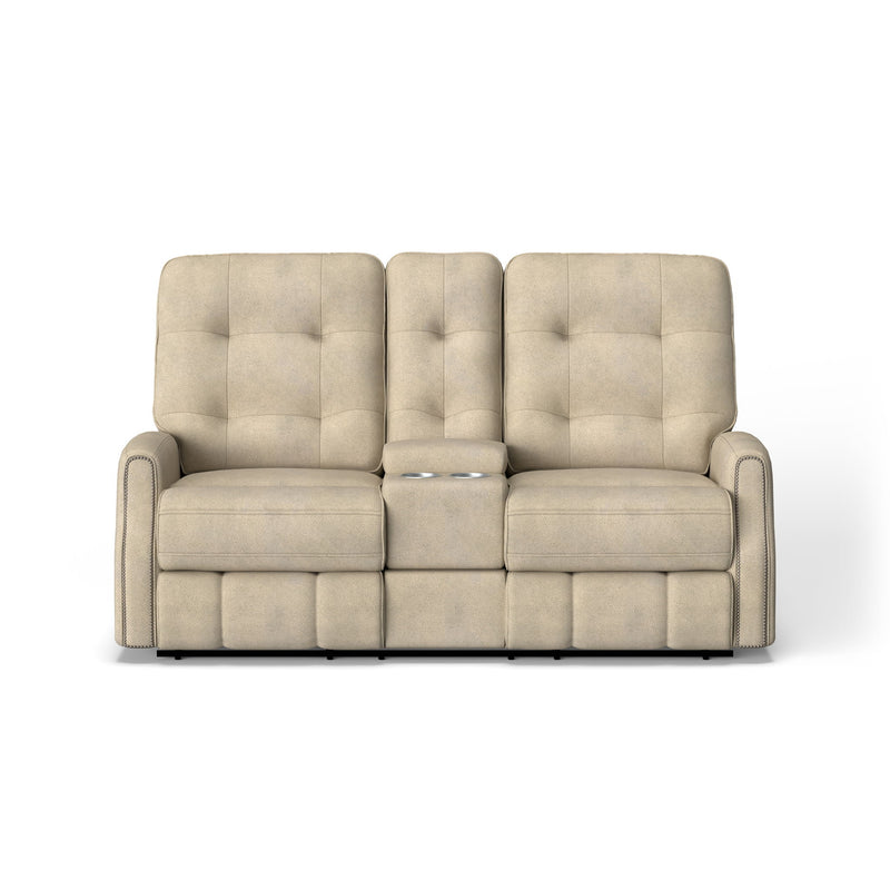 Devon - Reclining Loveseat, Nailhead Trim