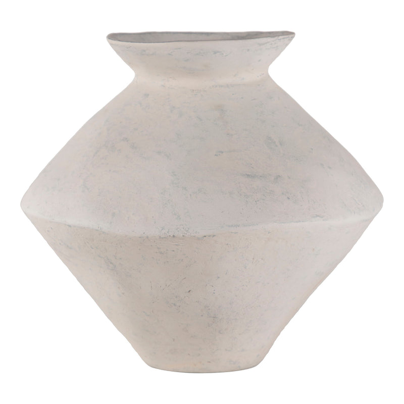 Raja - Medium Decorative Vessel - White