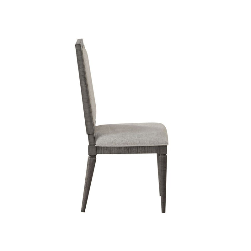 Artesia - Side Chair (Set of 2) - Beige Fabric & Salvaged Natural