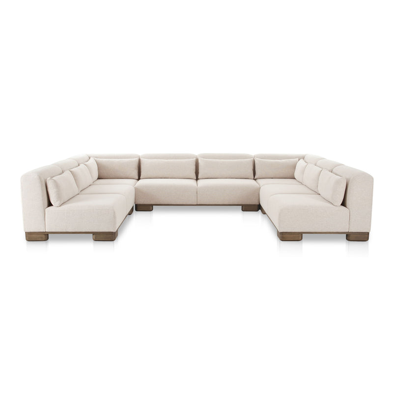 June - U Shaped Modular Sectional - Oatmeal