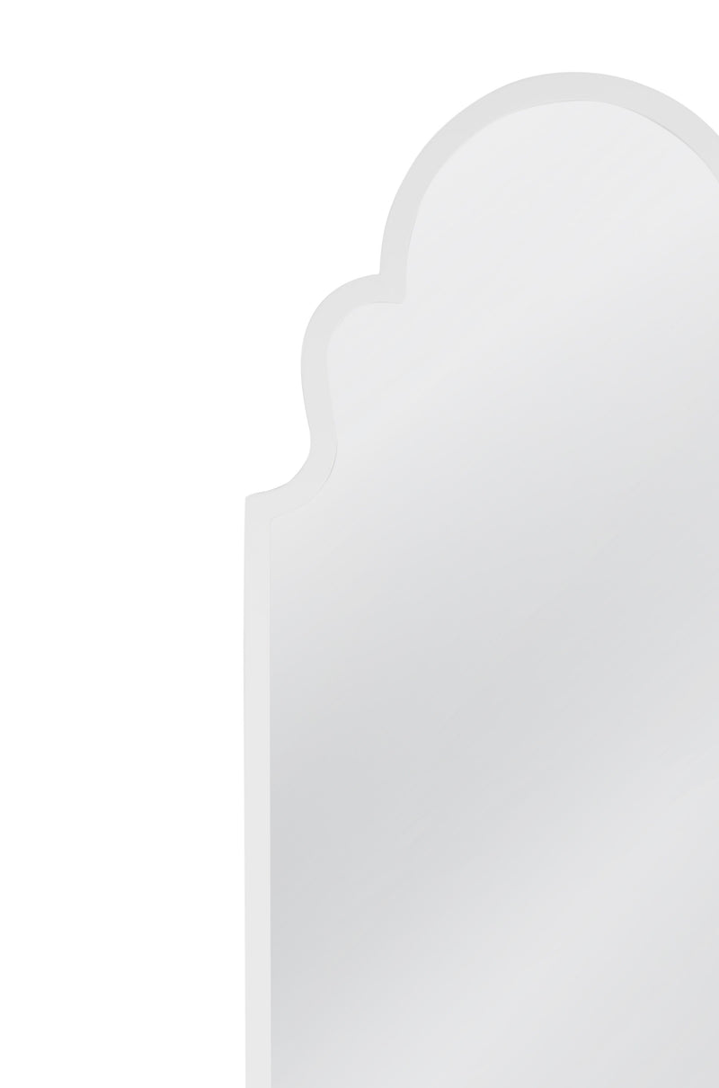 Elberta - Floor Mirror - White