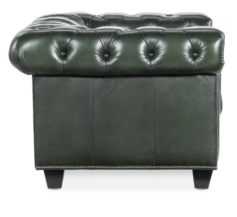SS - Charleston Tufted Chair - Dark Green