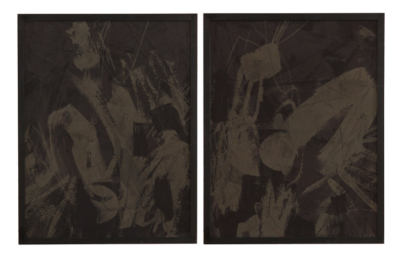 Rain Shadow I Framed Print - Dark Gray