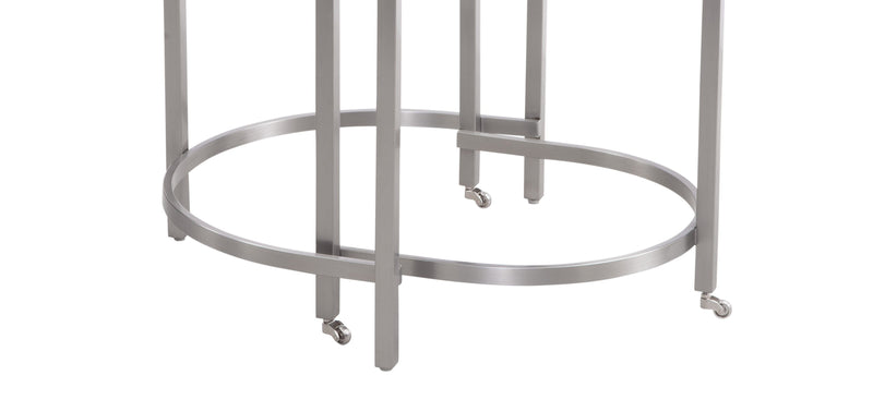 Hensley - Bunching End Table - Silver