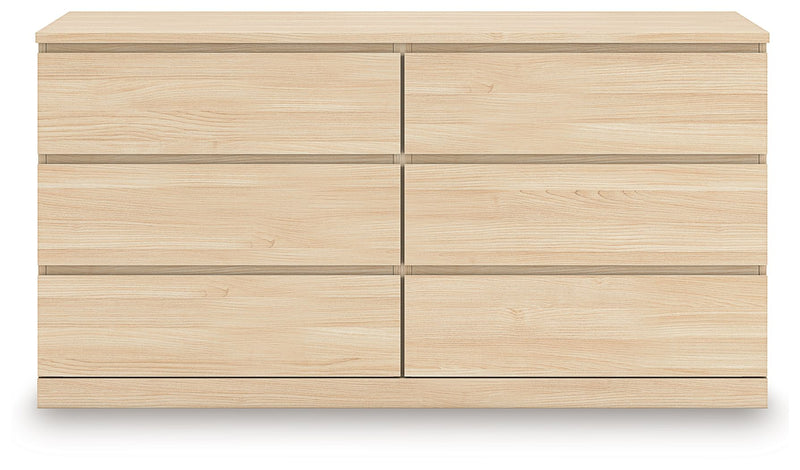 Onita - Six Drawer Dresser - Natural