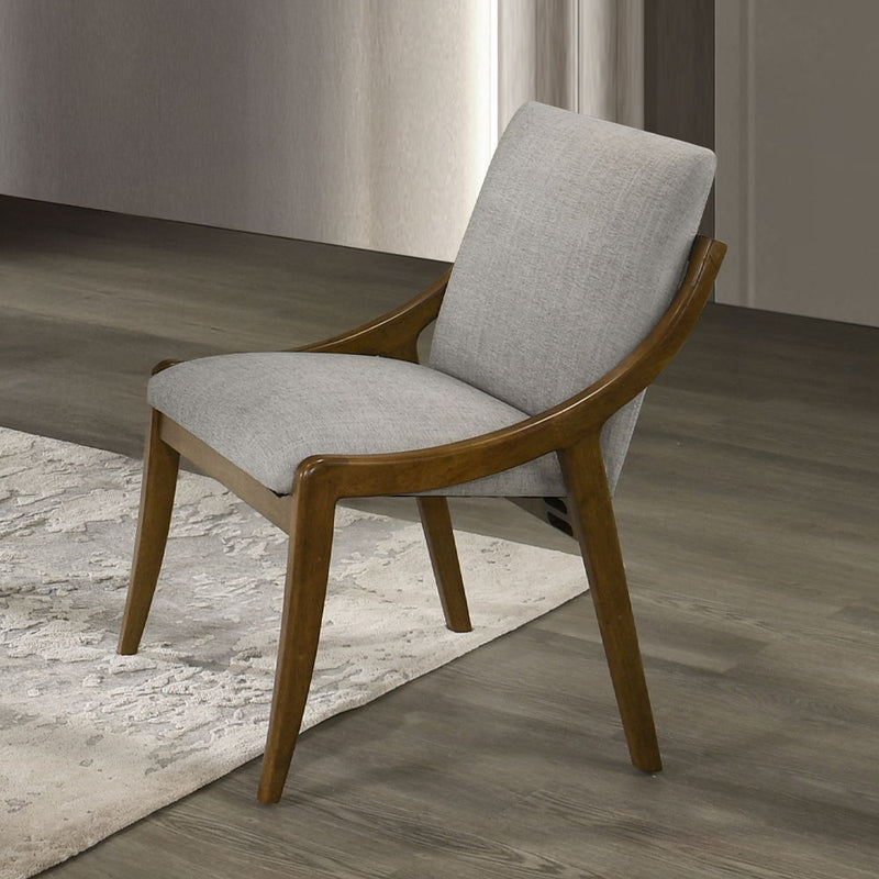 Danzel - Side Chair (Set of 2) - Gray / Vintage Oak