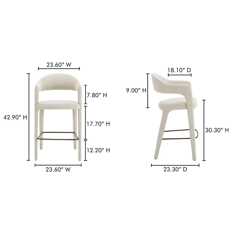 Martens - Bar Stool - Beige