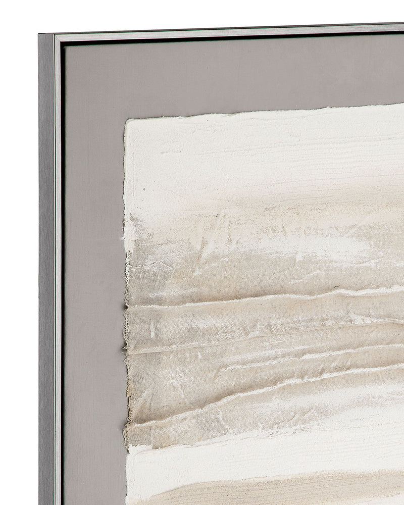 Zole I Framed Canvas - Gray