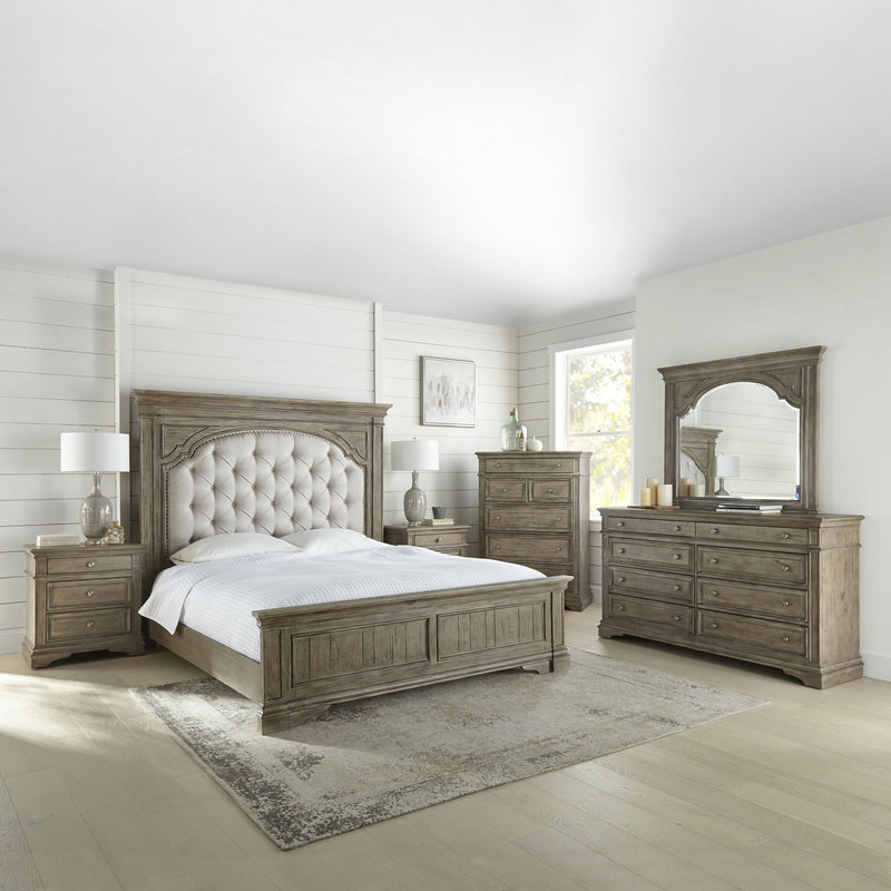 Highland - 5 Piece Bedroom Set - Driftwood