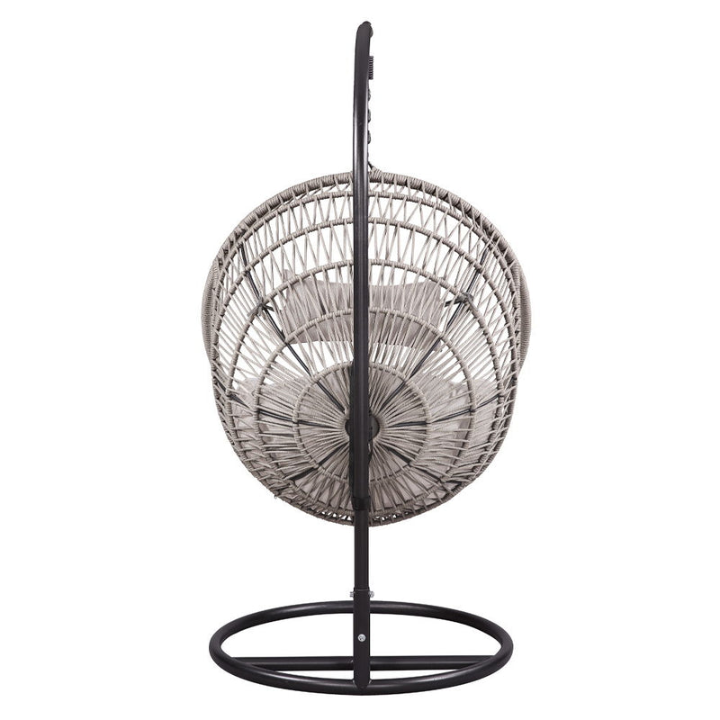 Vasant - Hanging Chair - Beige Fabric & Rope