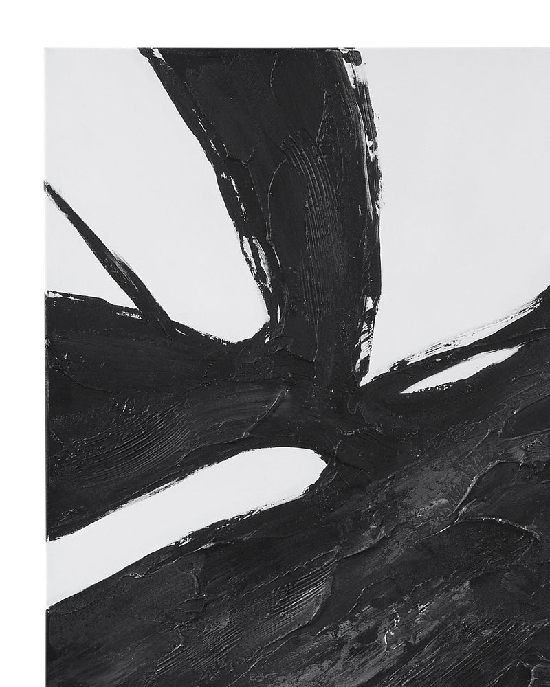 Franz Canvas Art - White / Black