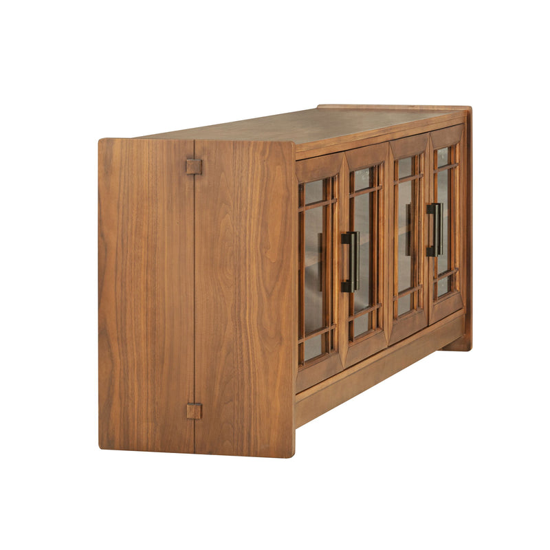 Lincoln - Entertainment Base - Warm Walnut