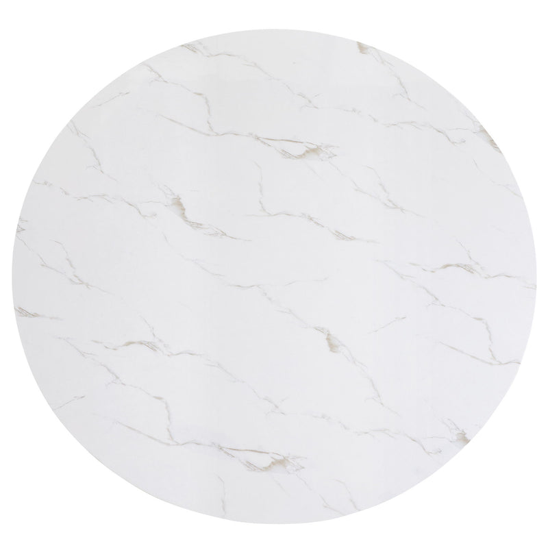 Vance - 5 Piece Dining Room Set - White / Gray