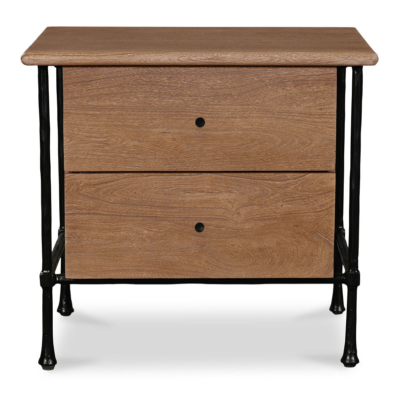 Rene - Accent Nightstand - Light Brown