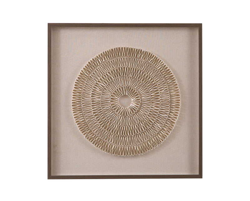 Vesica Wall Art - Beige