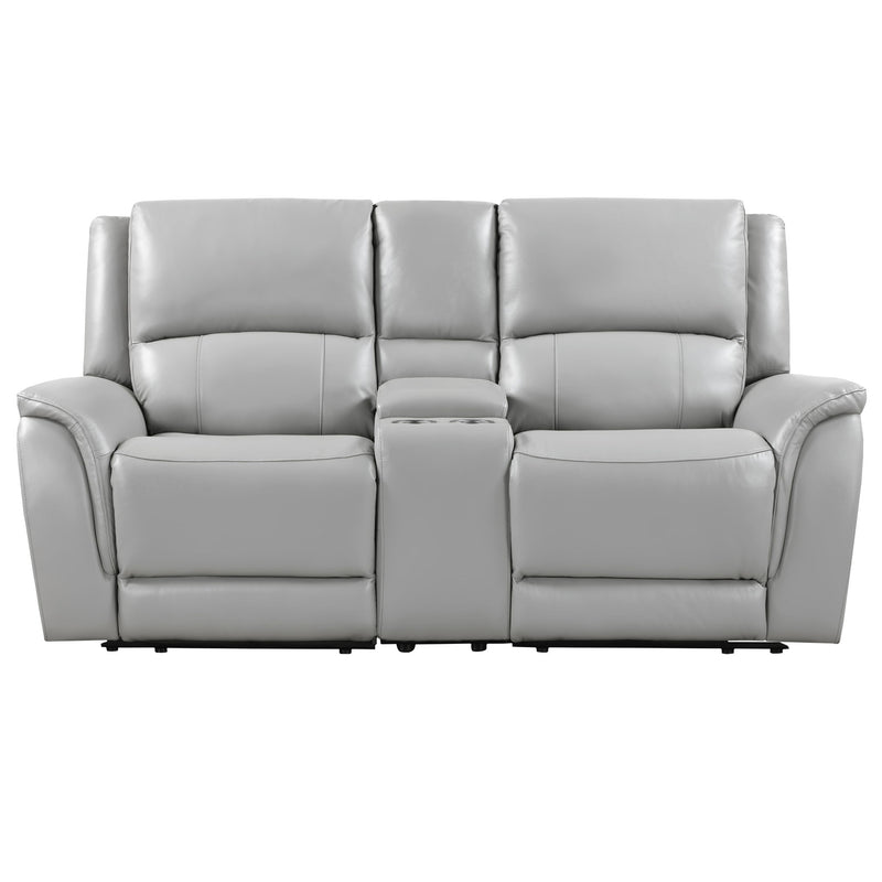 Alexandria - Power Reclining Console Loveseat