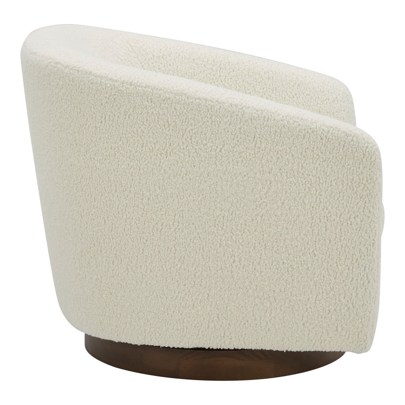 Oscy - Swivel Chair - White