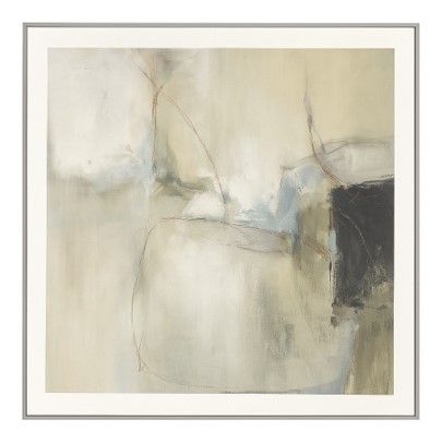 Framed Canvas Shifting Horizons - Natural