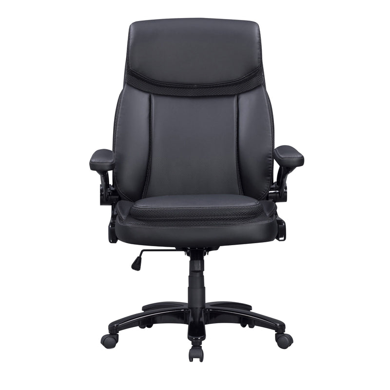 Dc - Big And Tall Fabric Desk Chair - Black