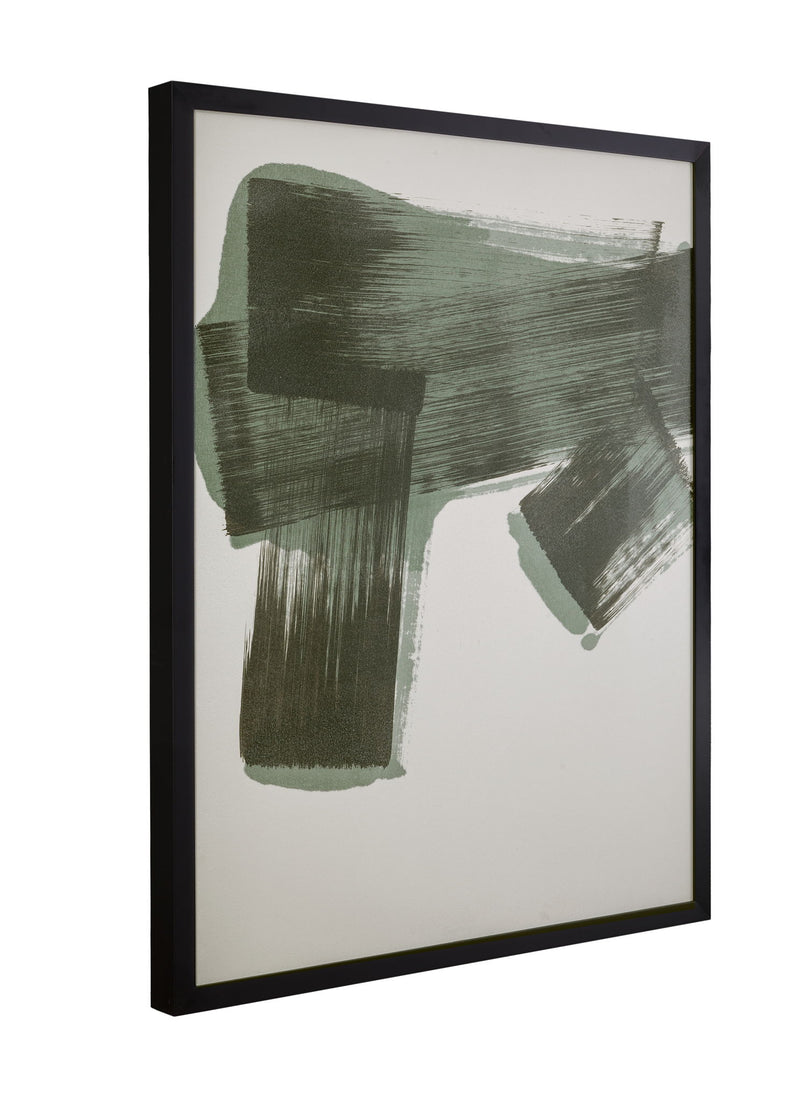 Dynamic Design Framed Print - Black