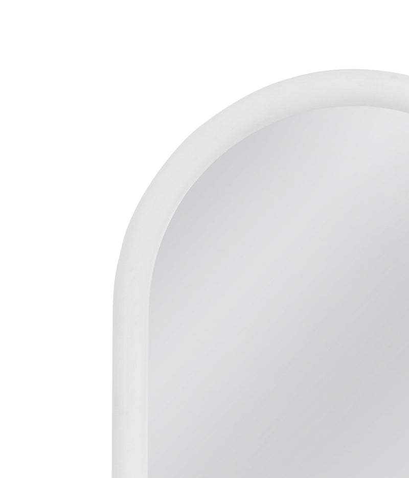 Vega - Floor Mirror - Matte White