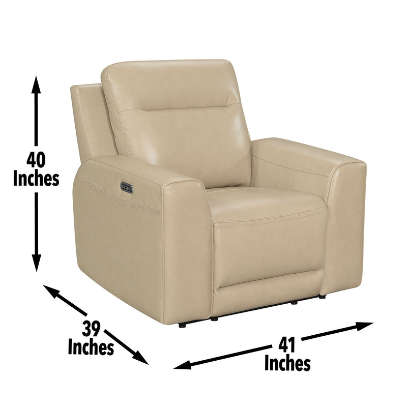 Doncella - Dual Power Reclining Chair - Sand