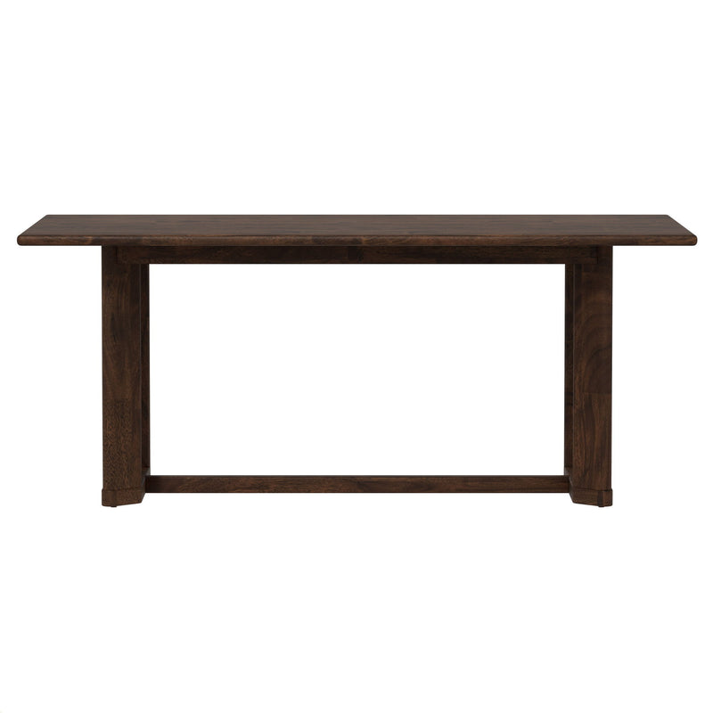 Ronan - Trestle Dining Table - Rich Brown
