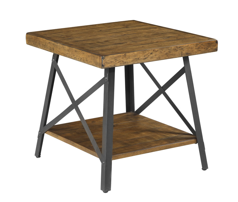 Chandler - Metal And Wood End Table