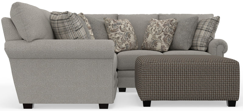 Livingston - Sectional With Comfort Coil Seating, 40" Cocktail Ottoman And Accent Pillows Included