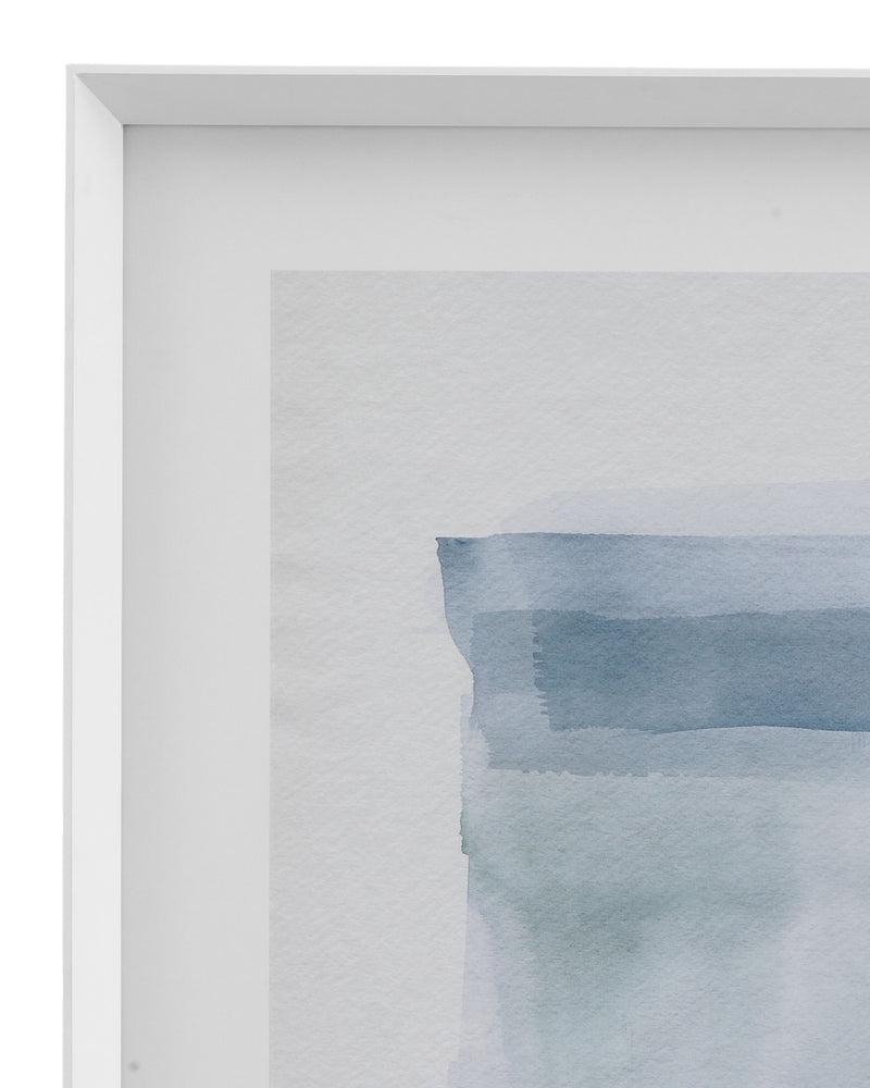 Water Color Lens Framed Print (Set of 2) - White